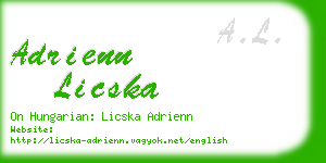 adrienn licska business card